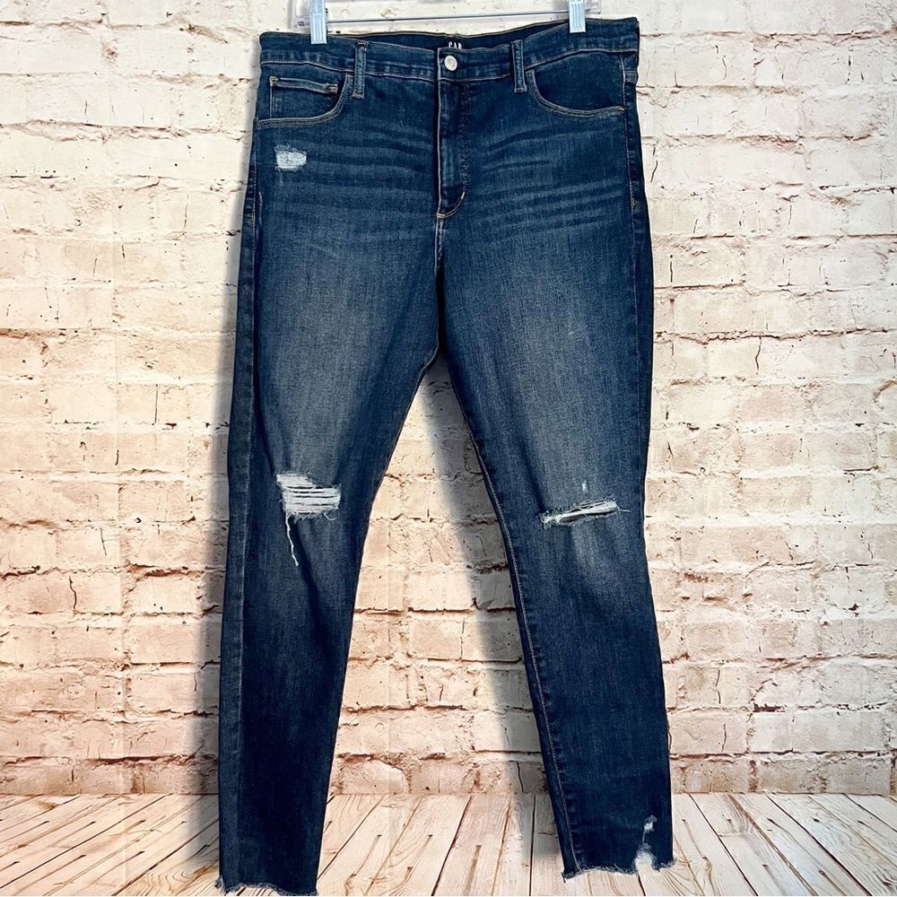 Gap denim favorite jegging jeans distressed